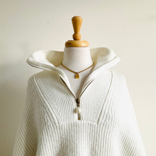 H&M Knit Quarterzip Sweater