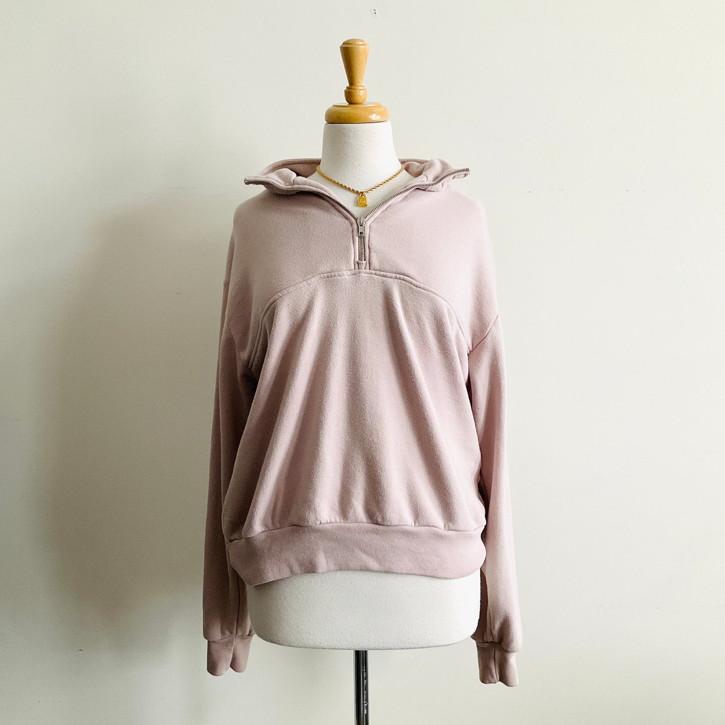 Brandy Melville Quarterzip Sweatshirt