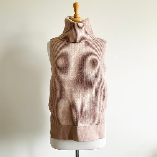 Anthropologie Turtleneck Knit Sweater Vest