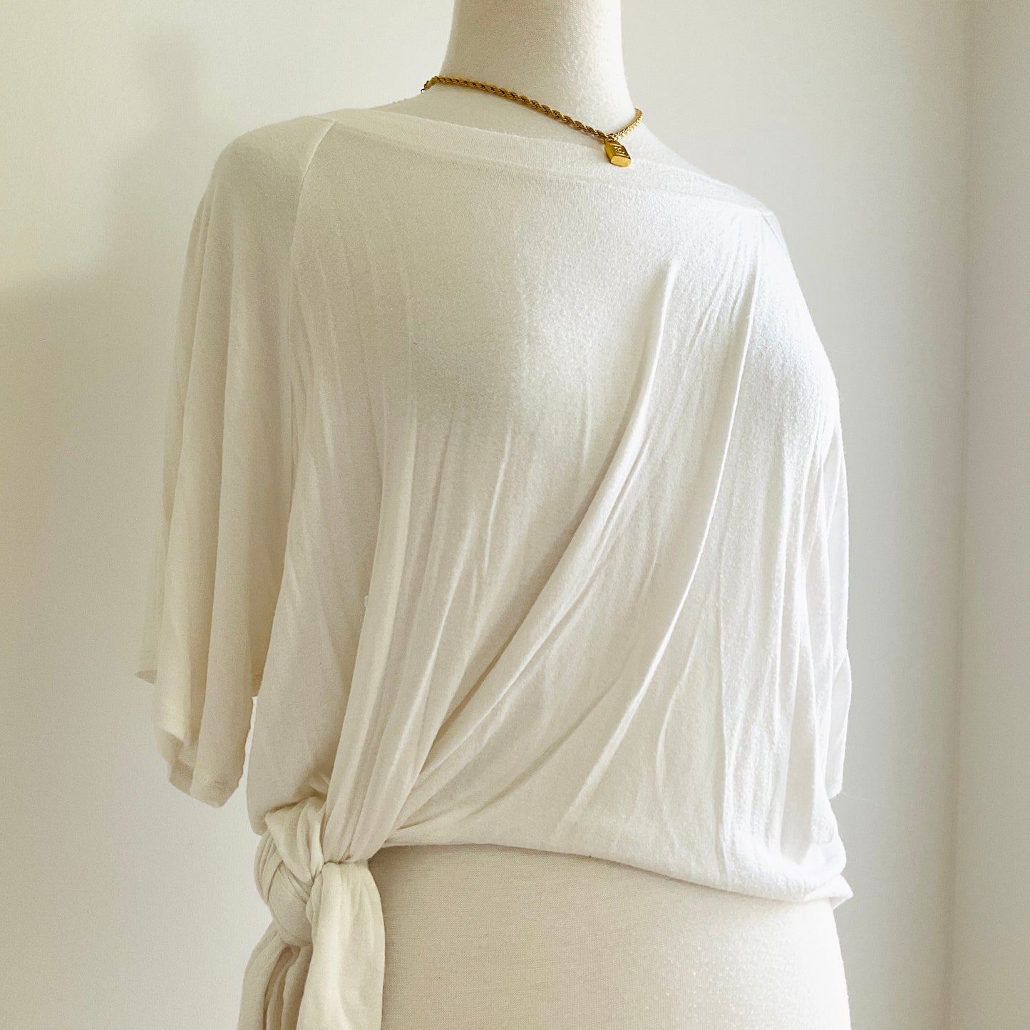 Oak + Fort Soft Knit Tie Top