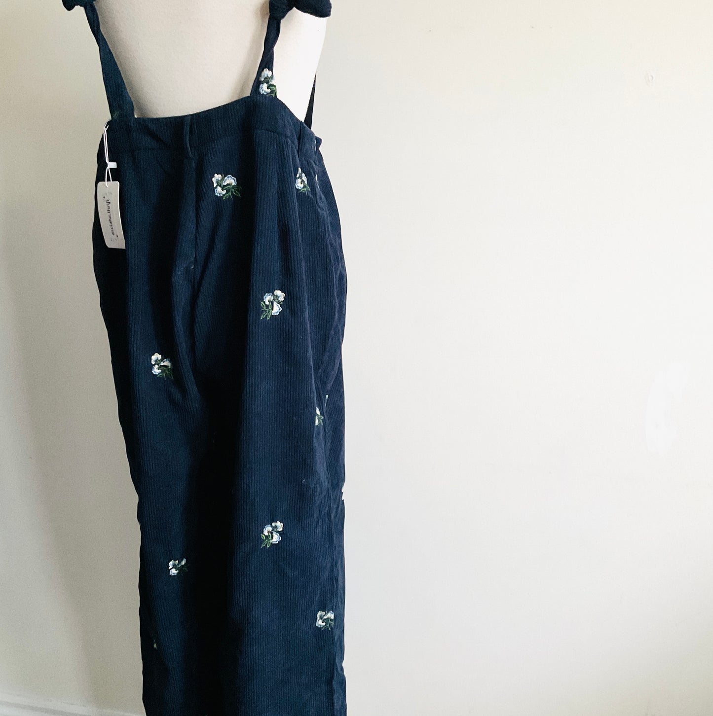 Cider Corderoy Floral Overalls