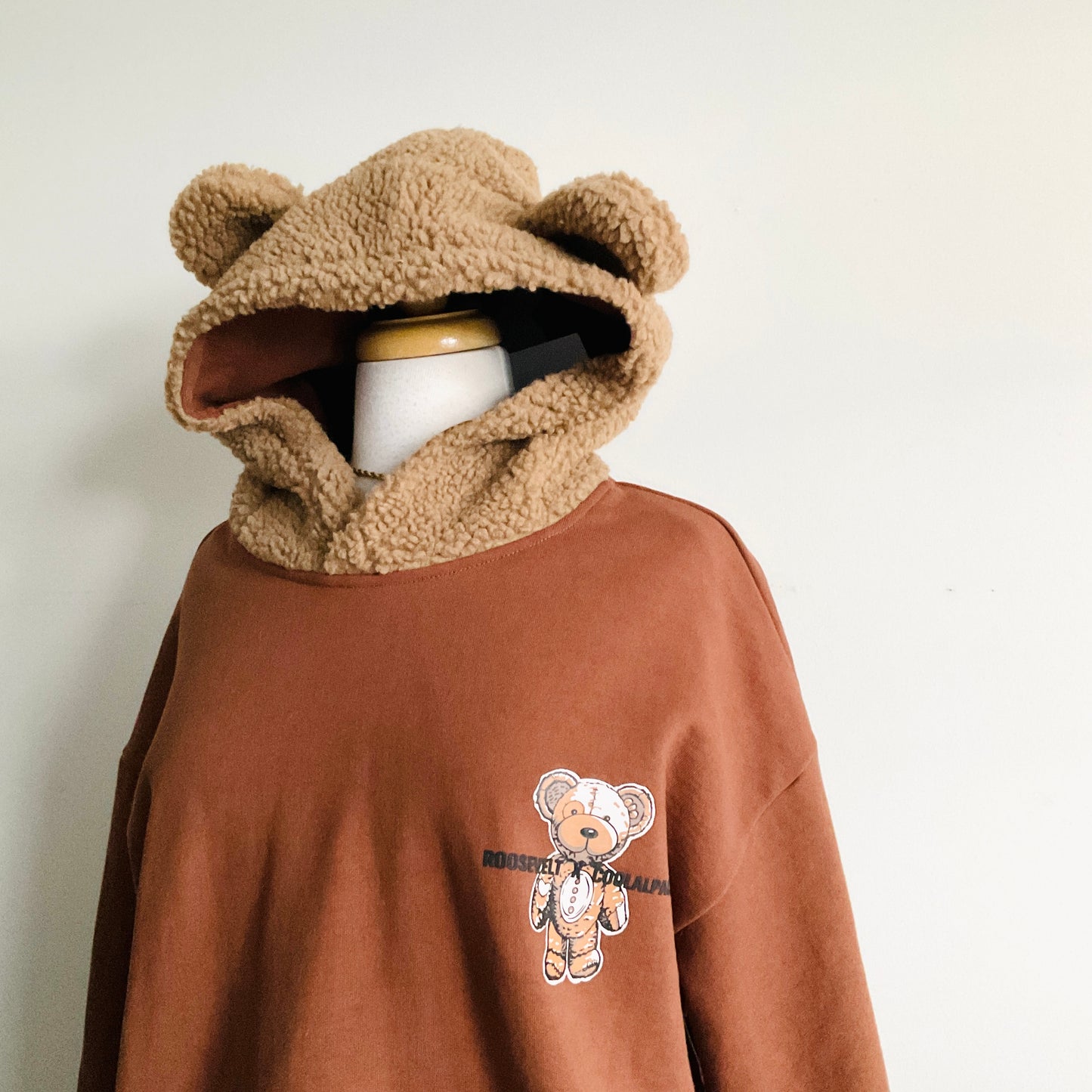 Teddy Bear Graphic Hoodie