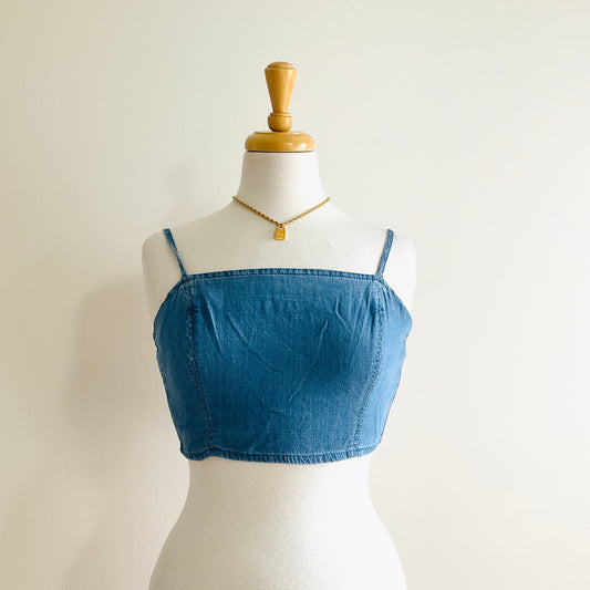 Dynamite Denim Tie-back Tank