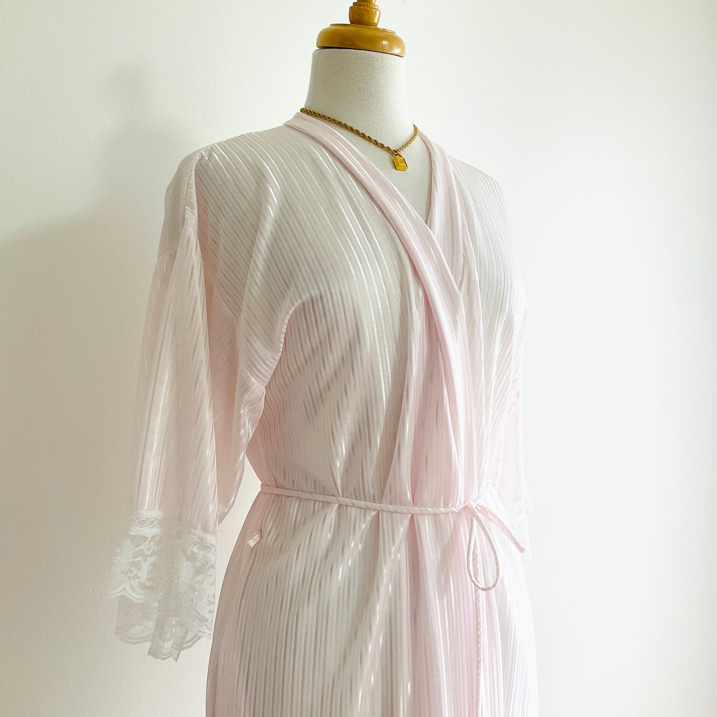 Kasara Sateen Striped Robe