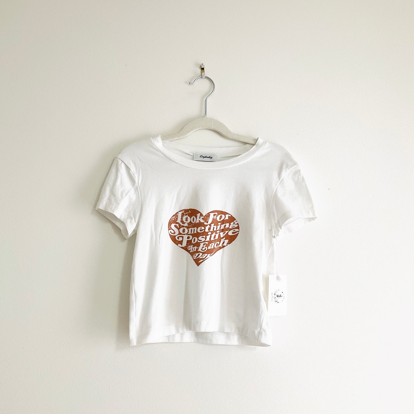 Crybaby Heart Graphic Baby Tee