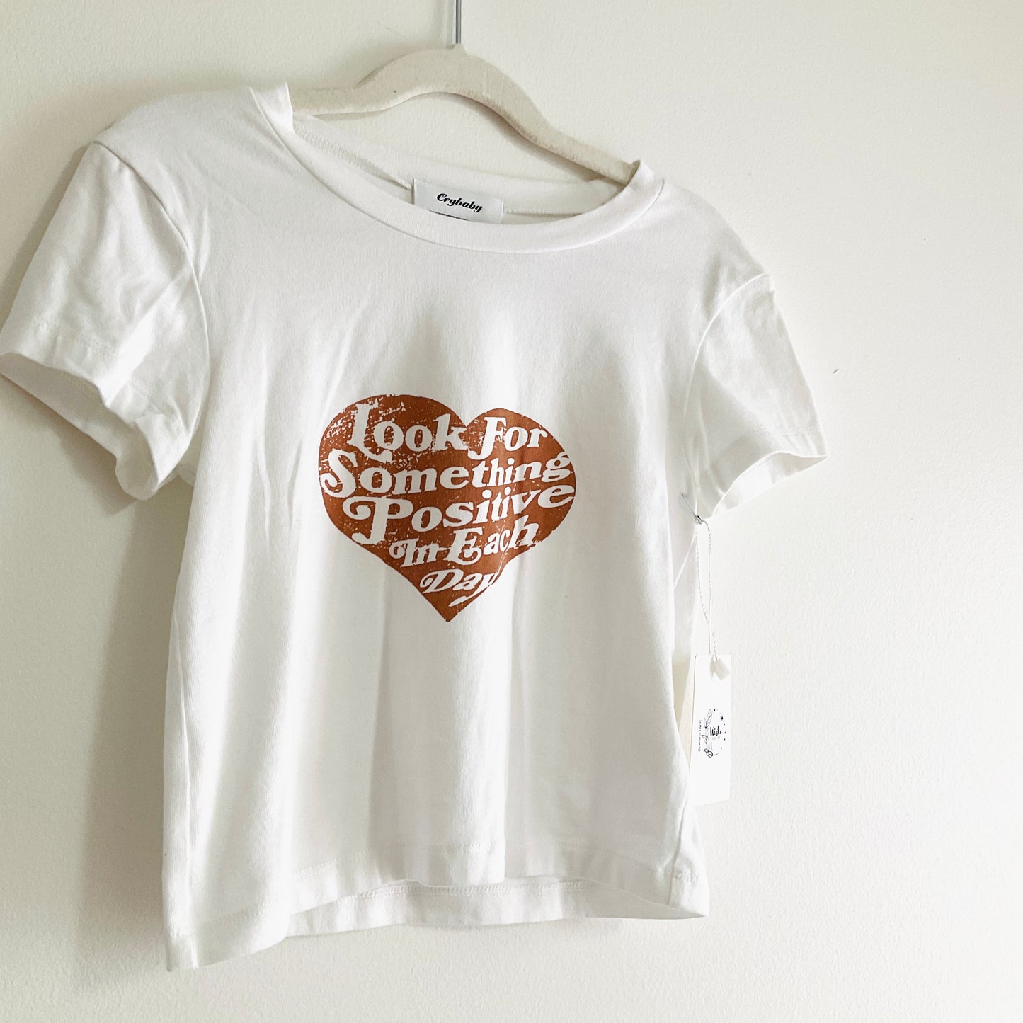 Crybaby Heart Graphic Baby Tee