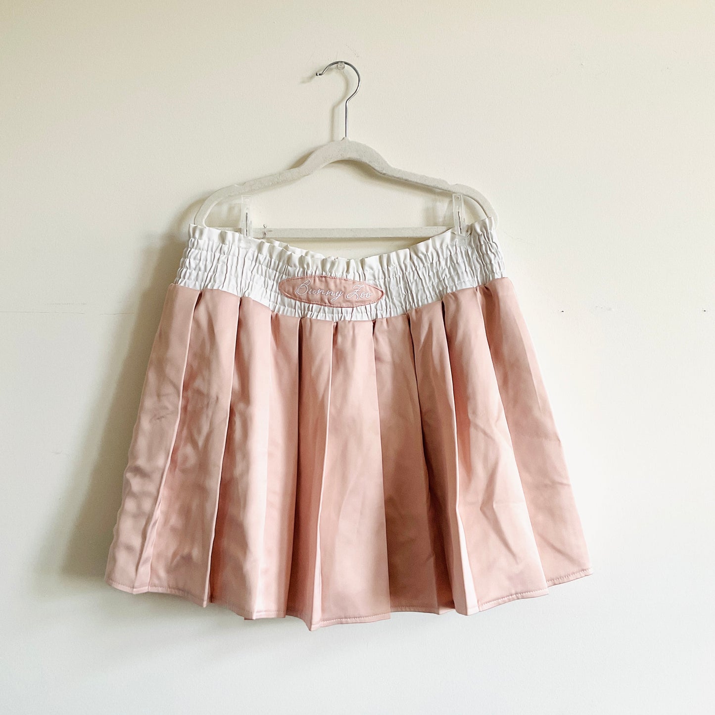 Boutique Blush Pleated Skirt