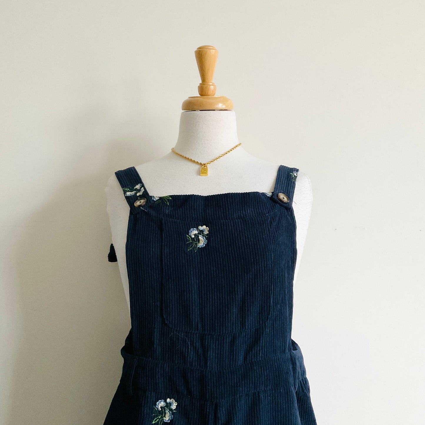 Cider Corderoy Floral Overalls