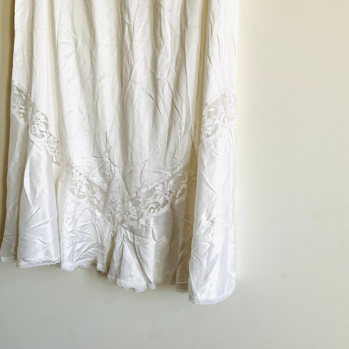 Vintage Satin Midi Skirt