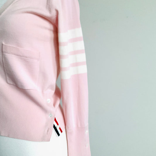 Thom Browne *Inspired 4-bar Stripe Cardigan