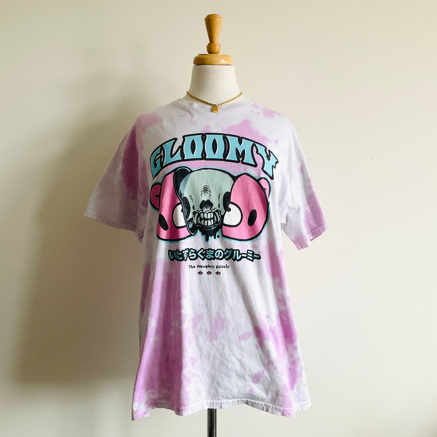 Gloomy Bear Tie-Dye Graphic Tee