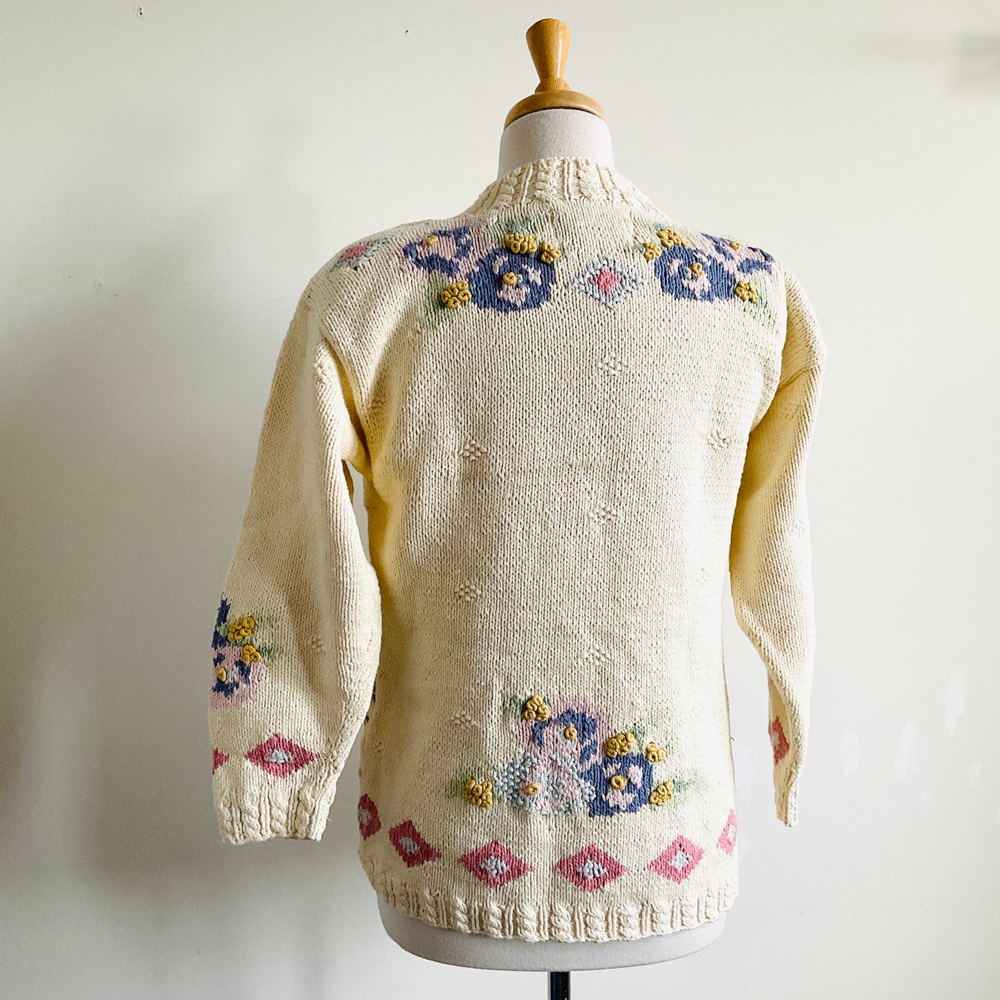 Wild Berries Vintage Knit Sweater