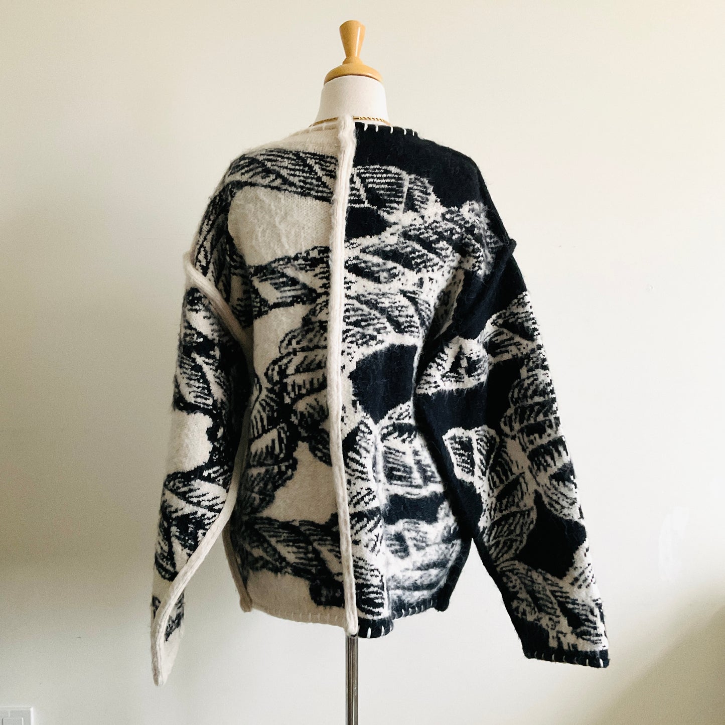 Prenauns Patterned Knit Cardigan