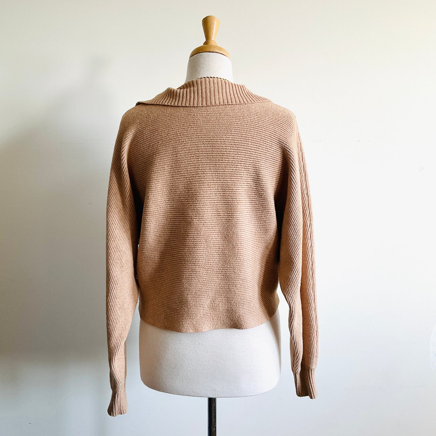 Dreamers Knit Ribbed Polo Sweater