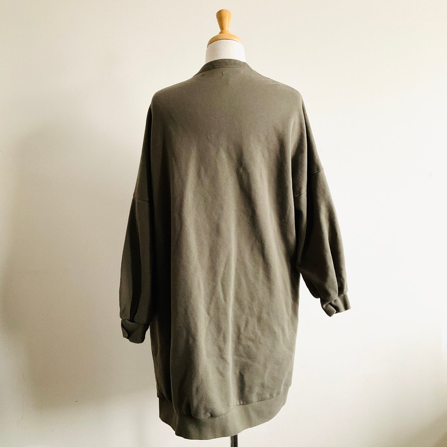 Oak + Fort Olive Long Cardigan