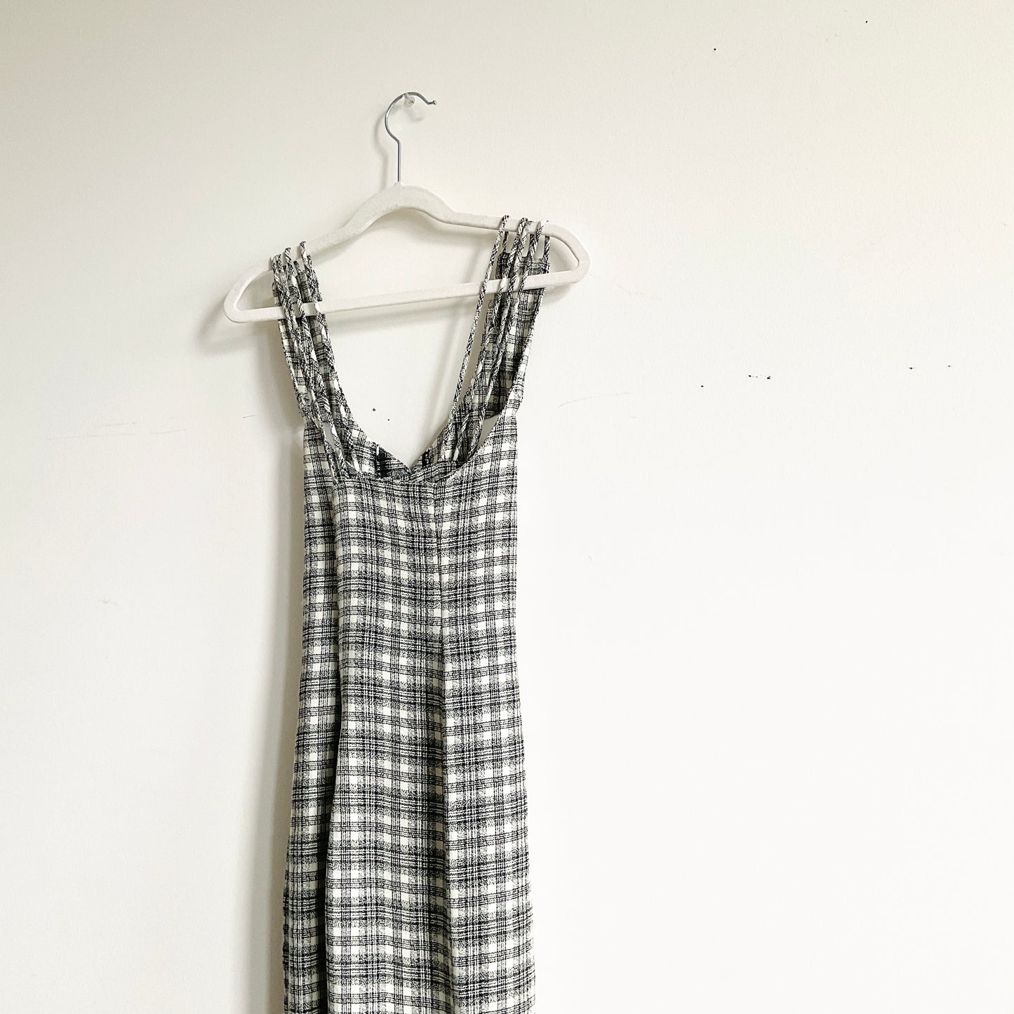 Boutique Plaid Maxi Dress