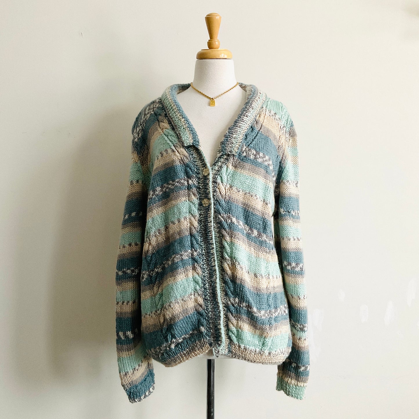 Vintage Knit Cardigan Sweater