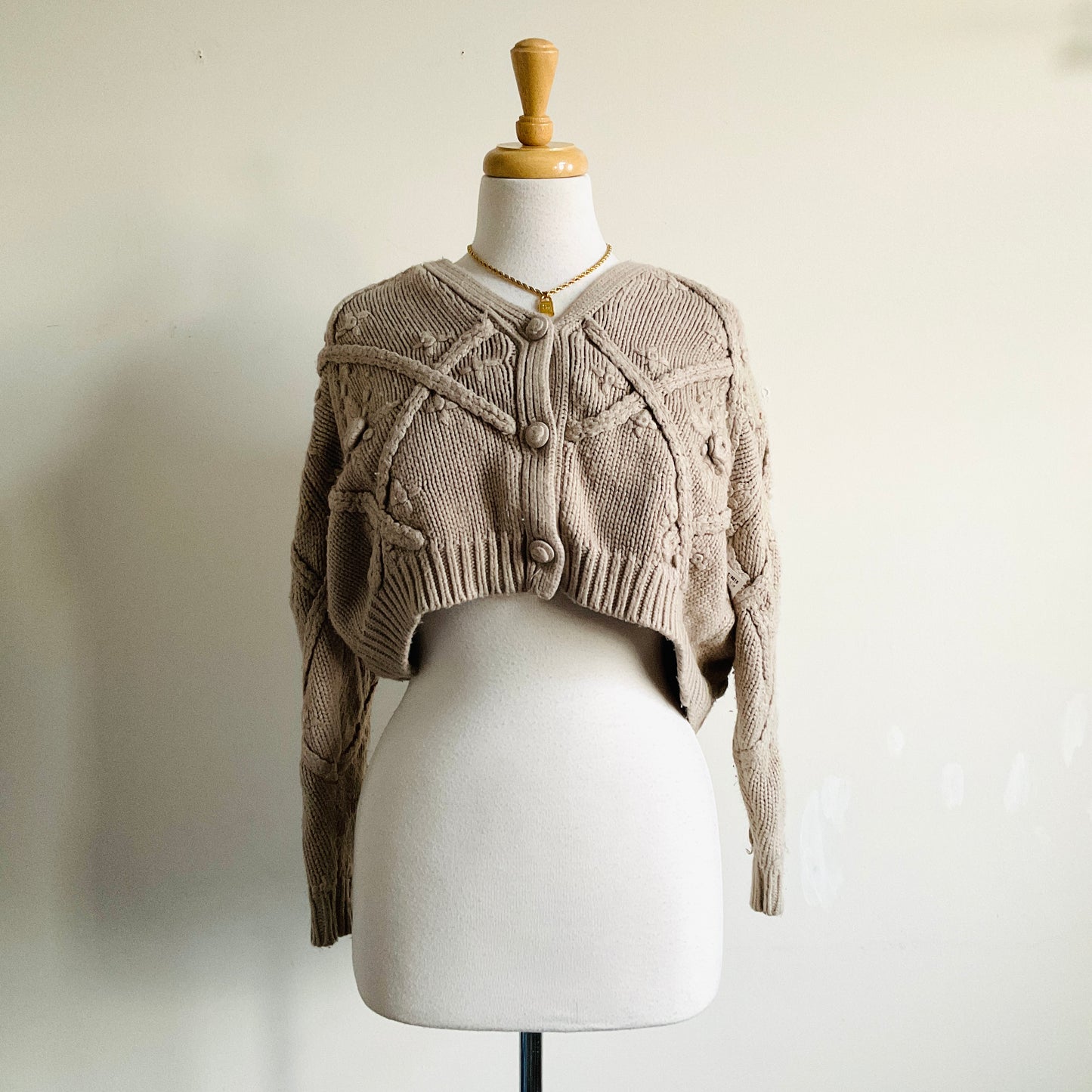 Zara Braided Cardigan