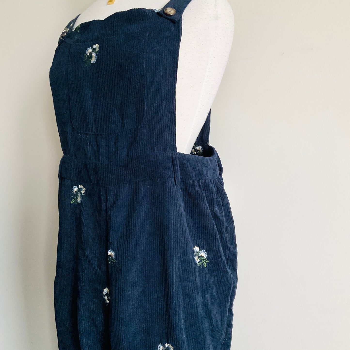 Cider Corderoy Floral Overalls