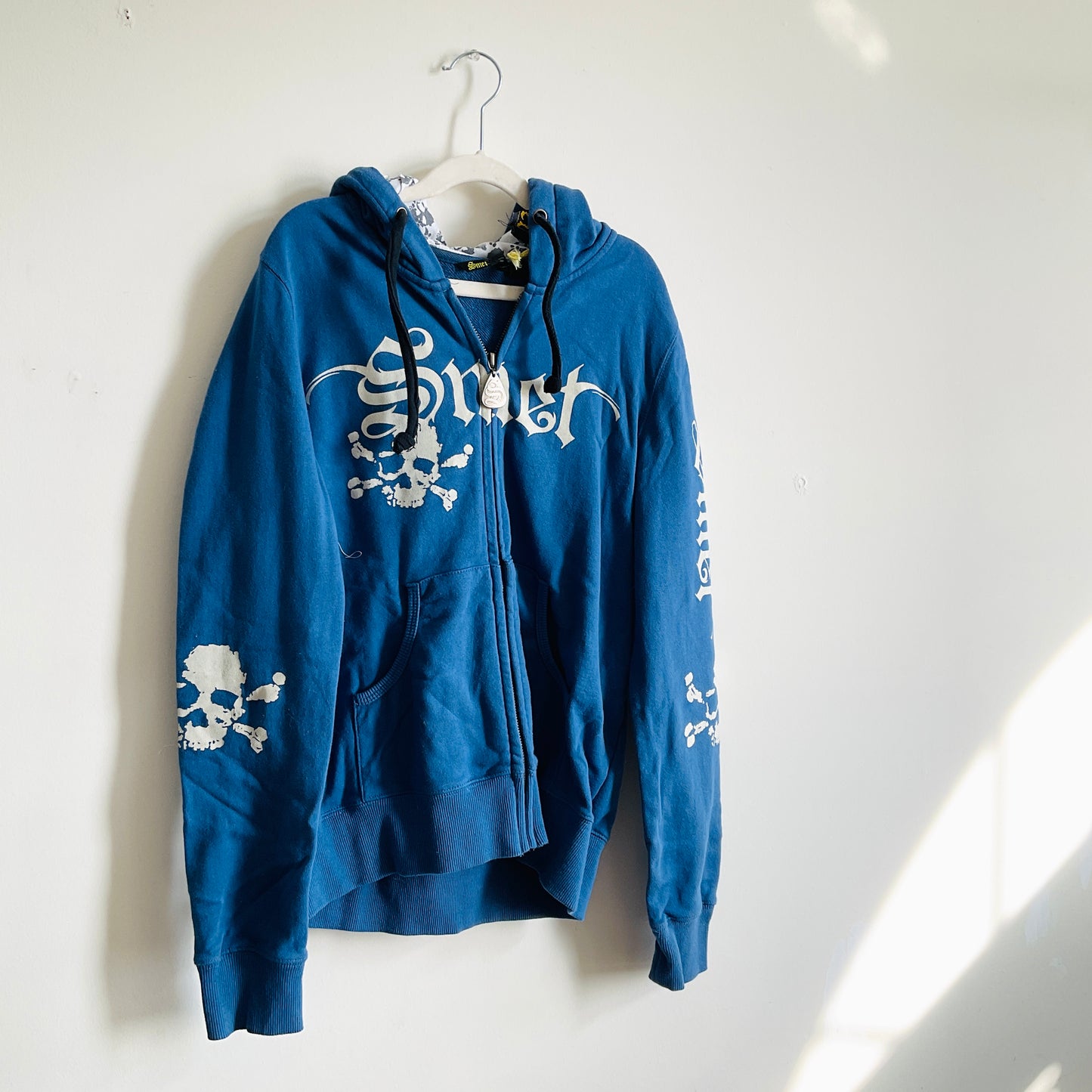 Smet Vintage Graphic Zip-up Hoodie