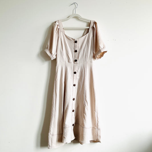 Monteau Linen Midi Dress