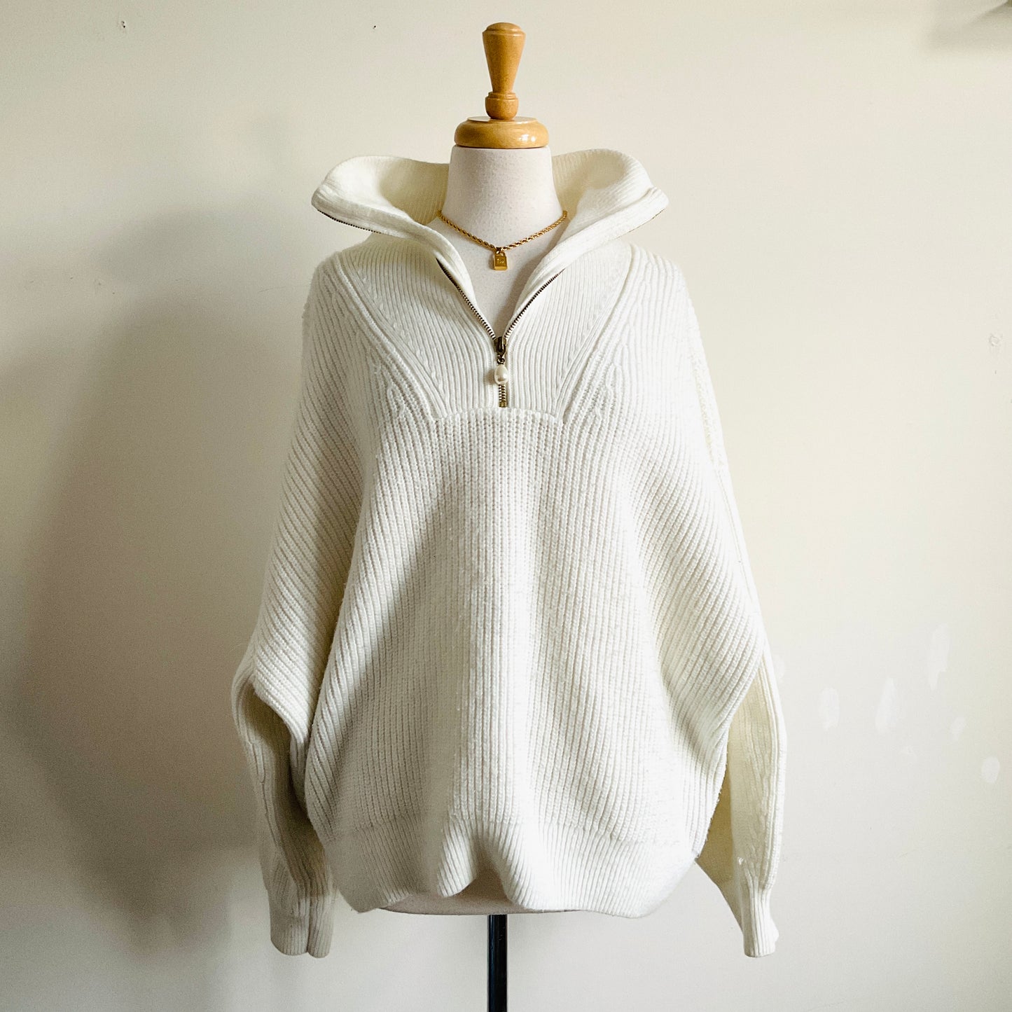 H&M Knit Quarterzip Sweater