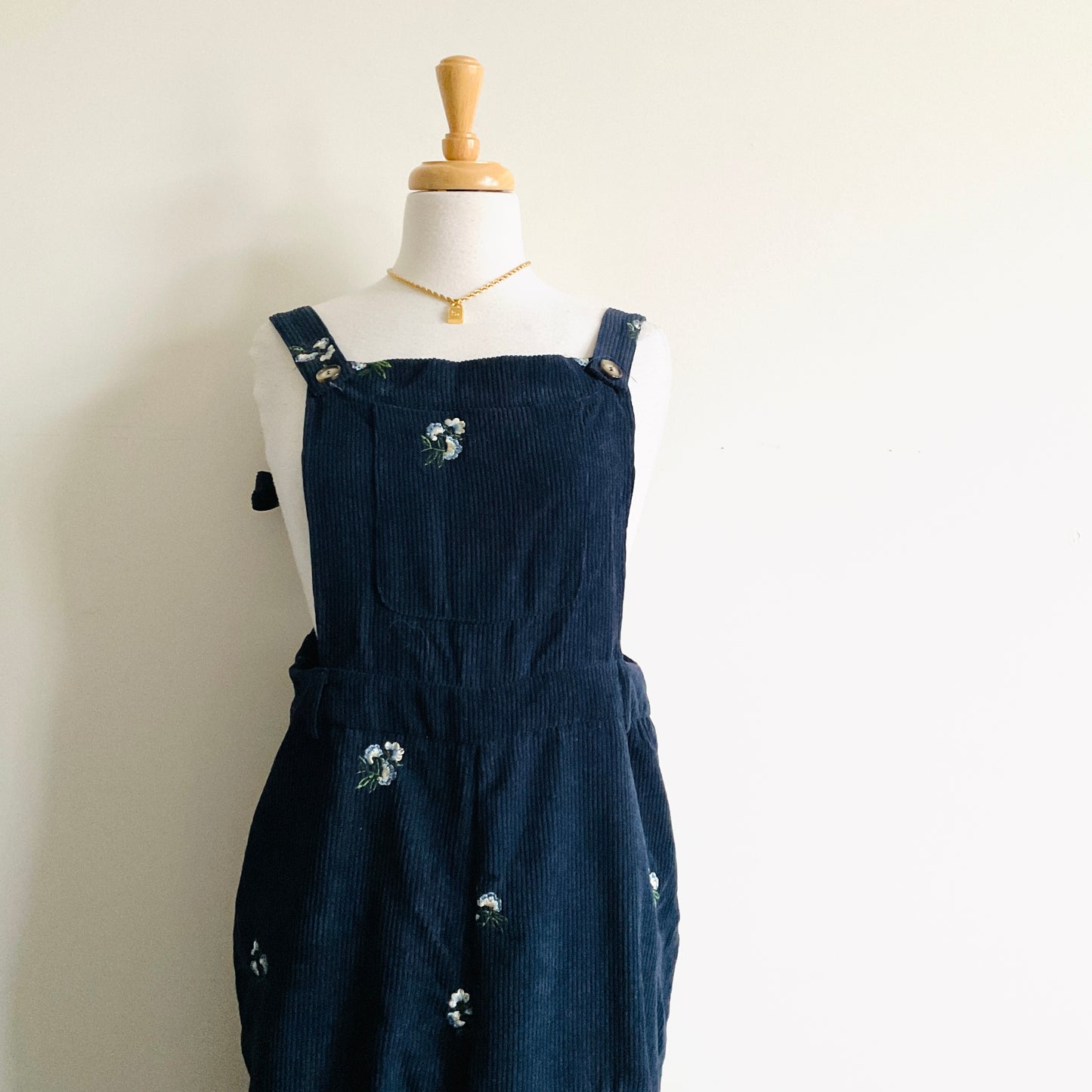 Cider Corderoy Floral Overalls