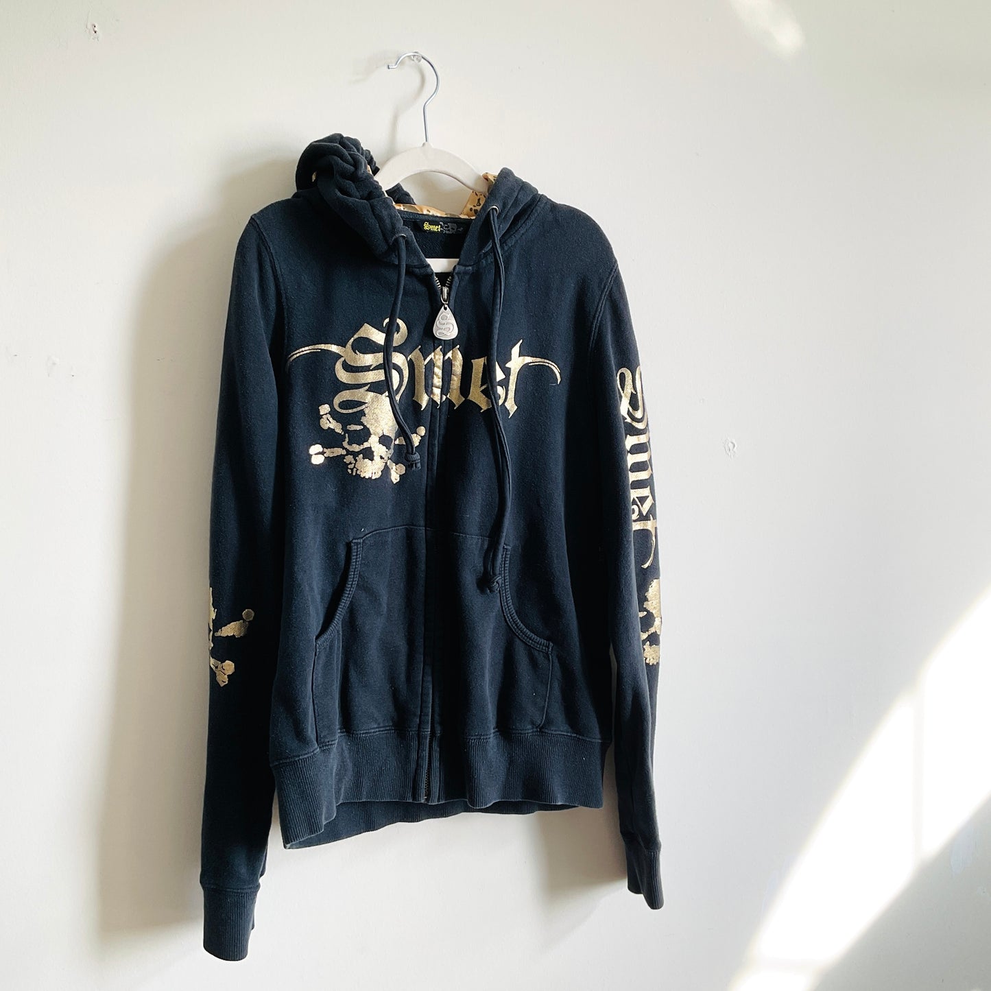 Smet Vintage Graphic Zip-up Hoodie