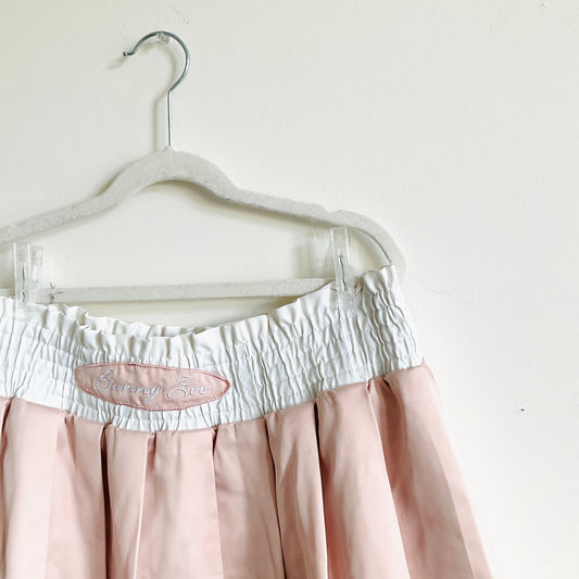 Boutique Blush Pleated Skirt