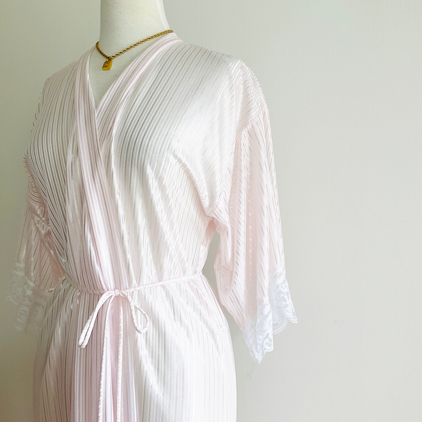 Kasara Sateen Striped Robe