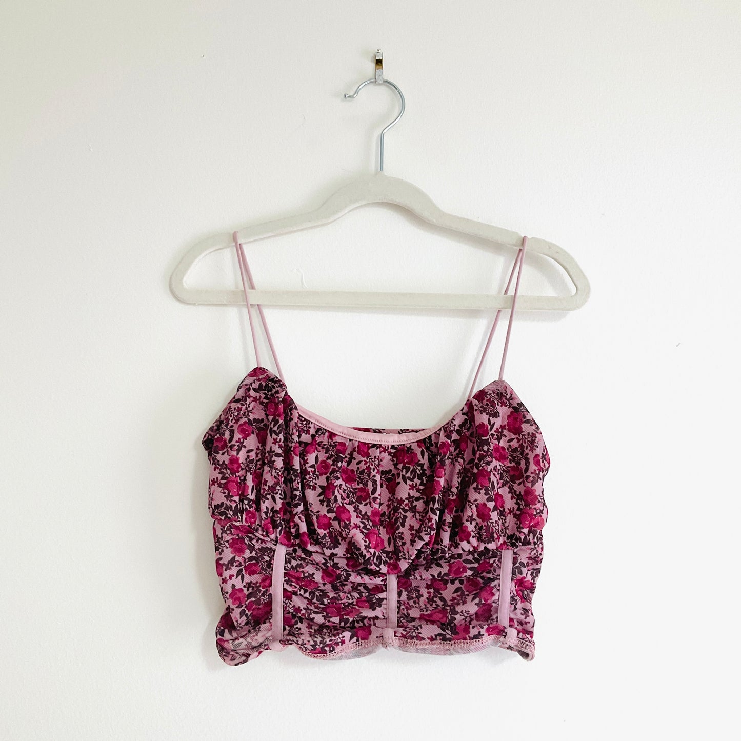 Garage Floral Mesh Tank