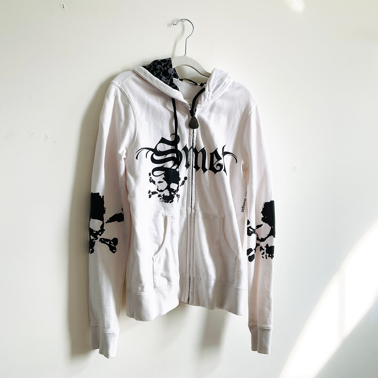 Smet Vintage Graphic Zip-up Hoodie