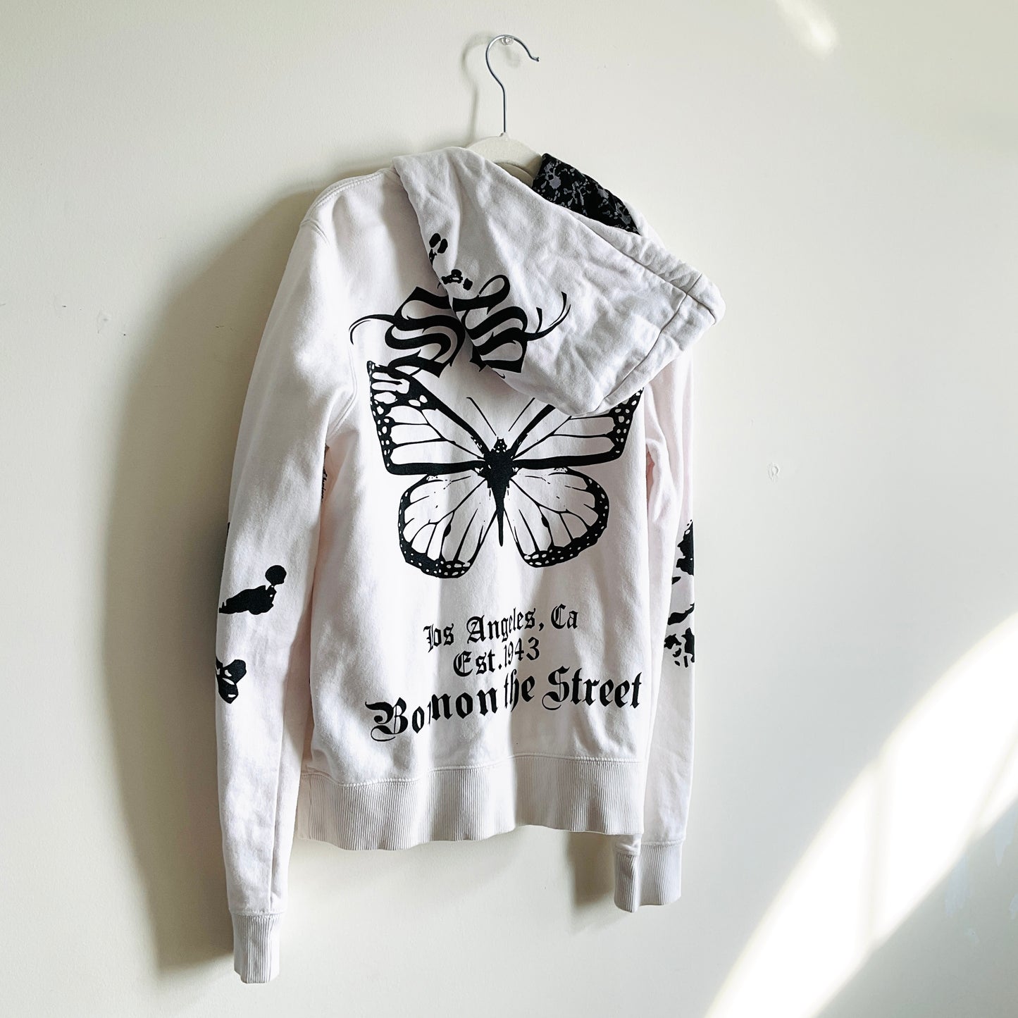 Smet Vintage Graphic Zip-up Hoodie