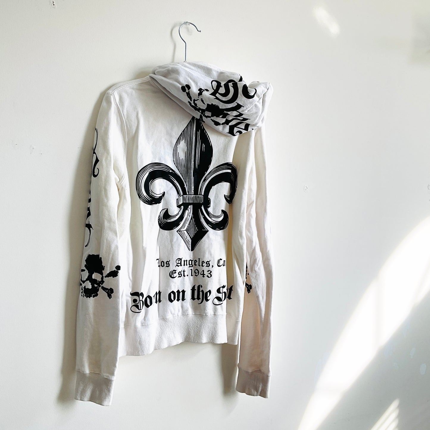 Smet Vintage Graphic Zip-up Hoodie