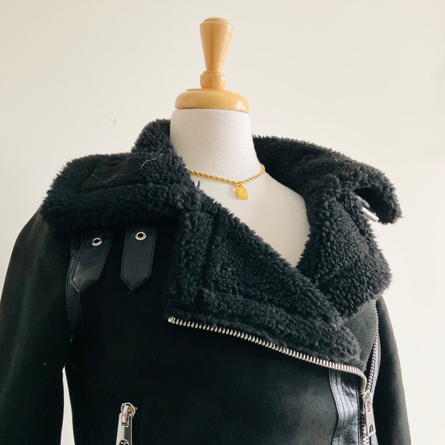 Zara Suede Biker Jacket