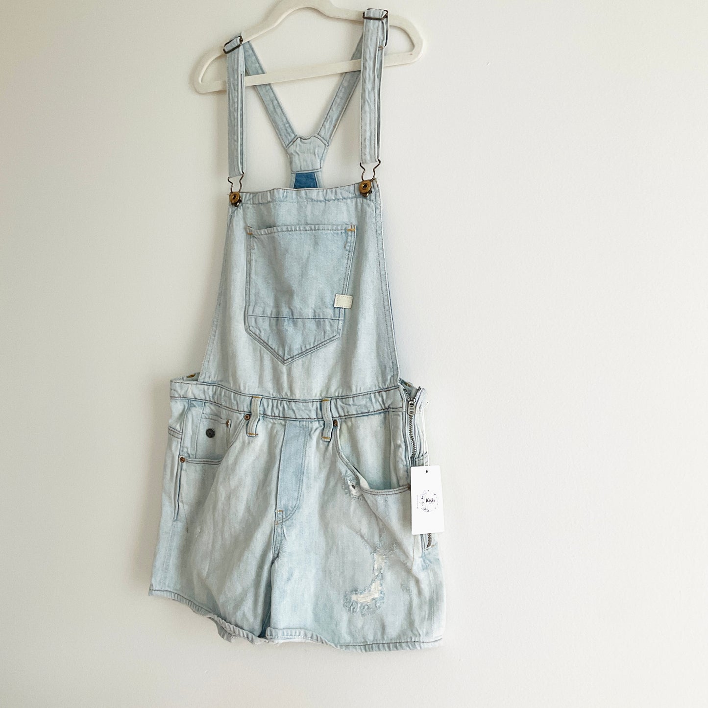 Raw Denim Shortalls