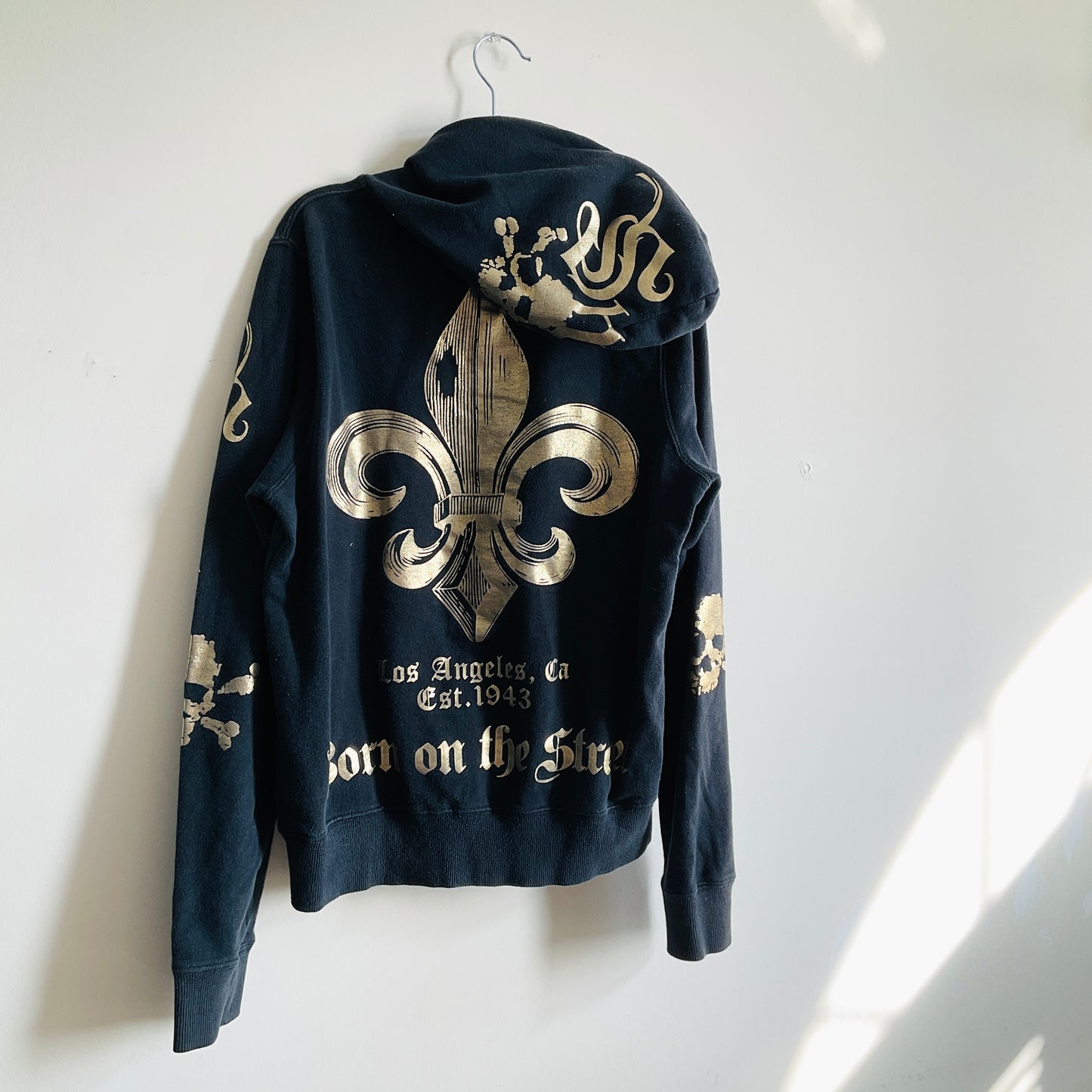 Smet Vintage Graphic Zip-up Hoodie