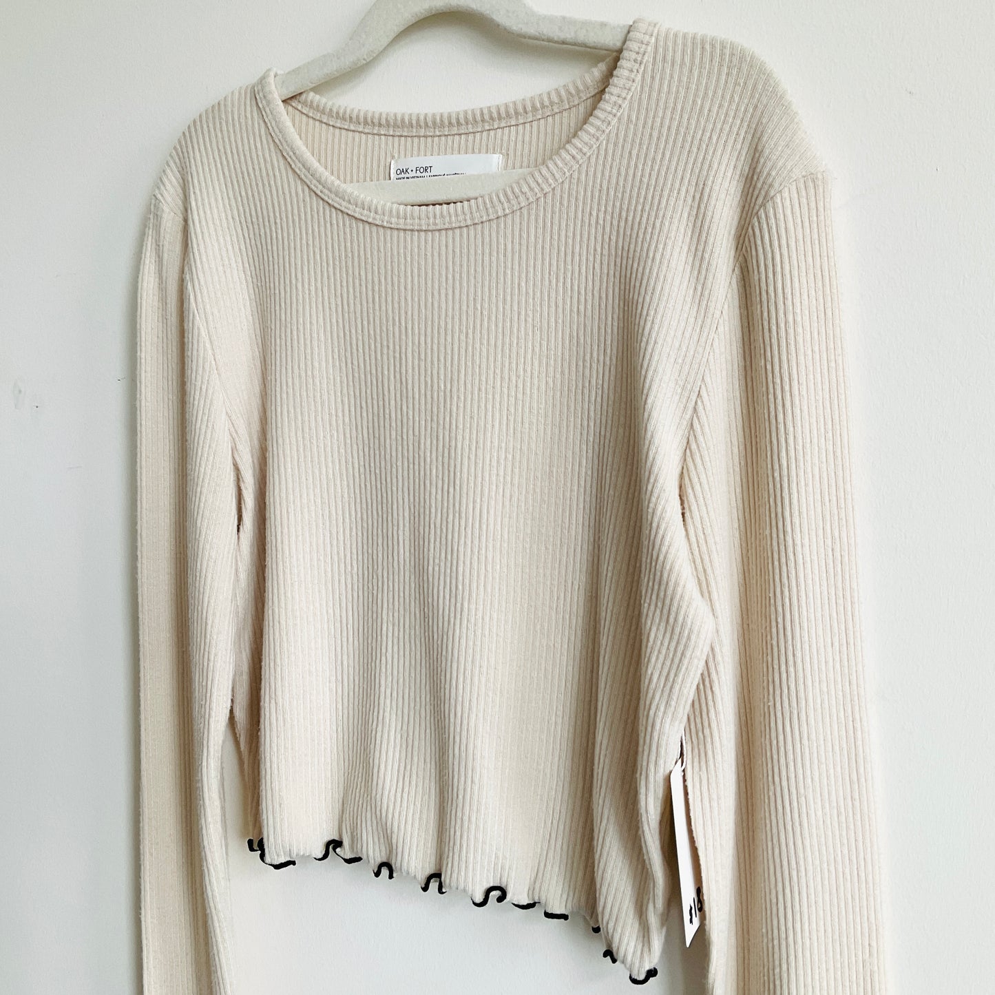 Oak + Fort Ribbed Knit Longsleeve