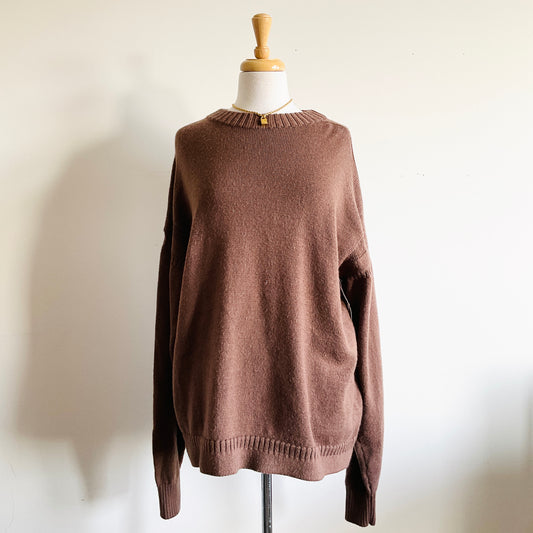 Uniqlo Mocha Knit Sweater