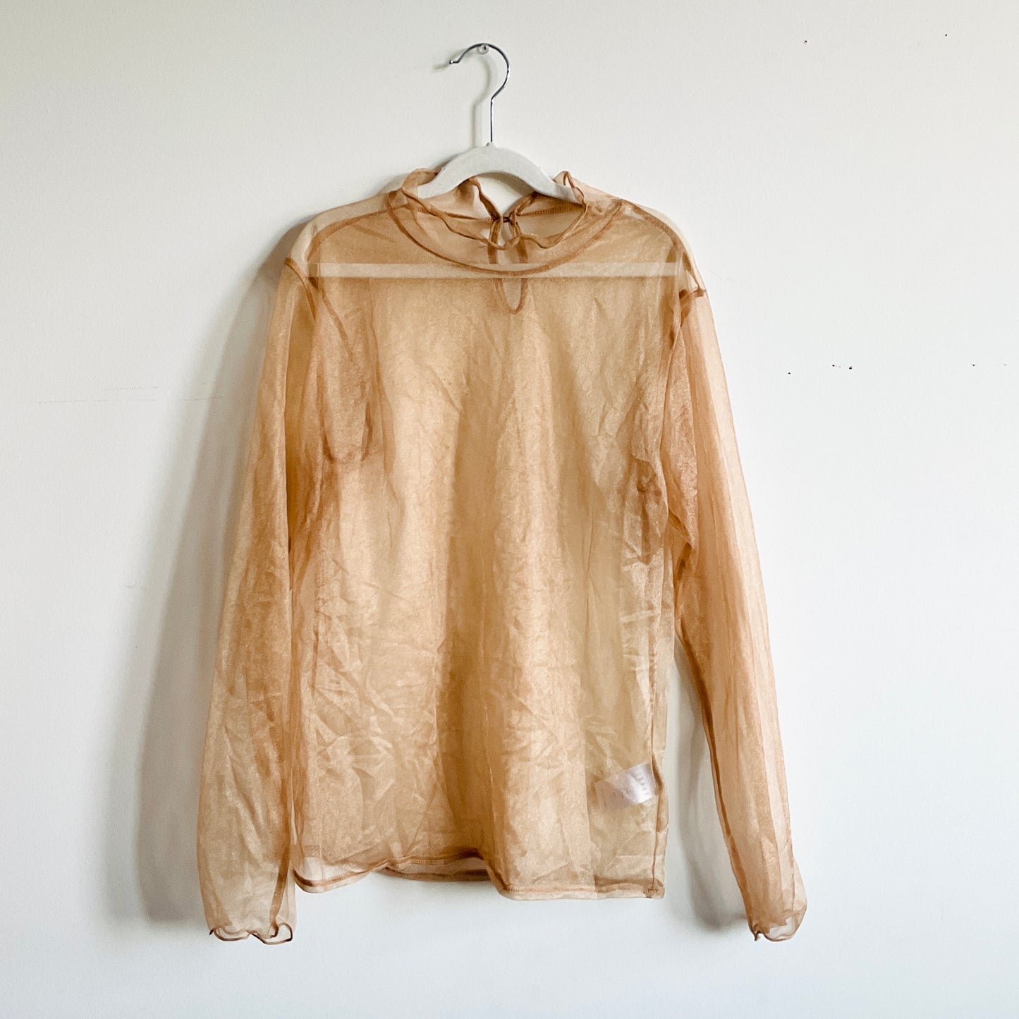 Urago Gold Sparkly Mesh Longsleeve