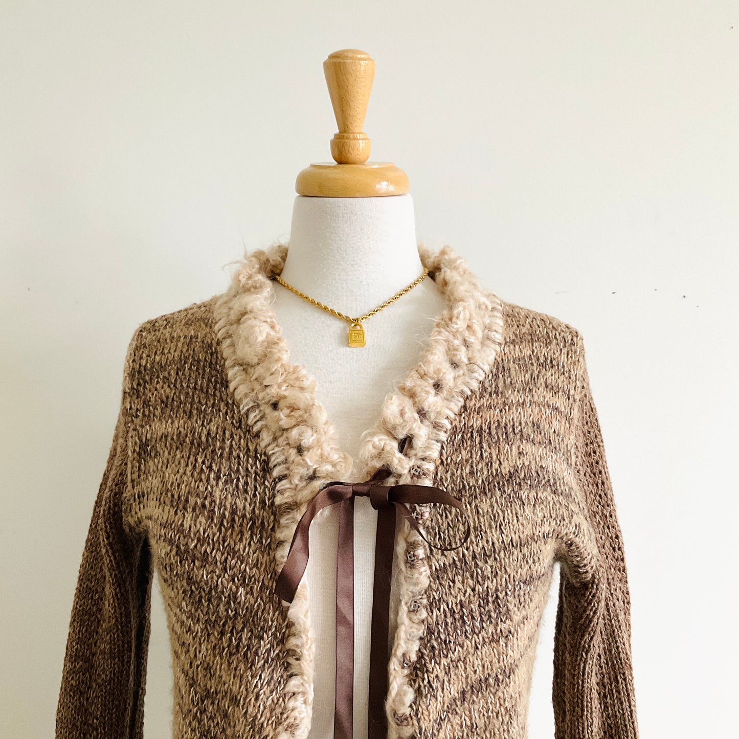 M.Gonya Designs Patterned Knit Cardigan