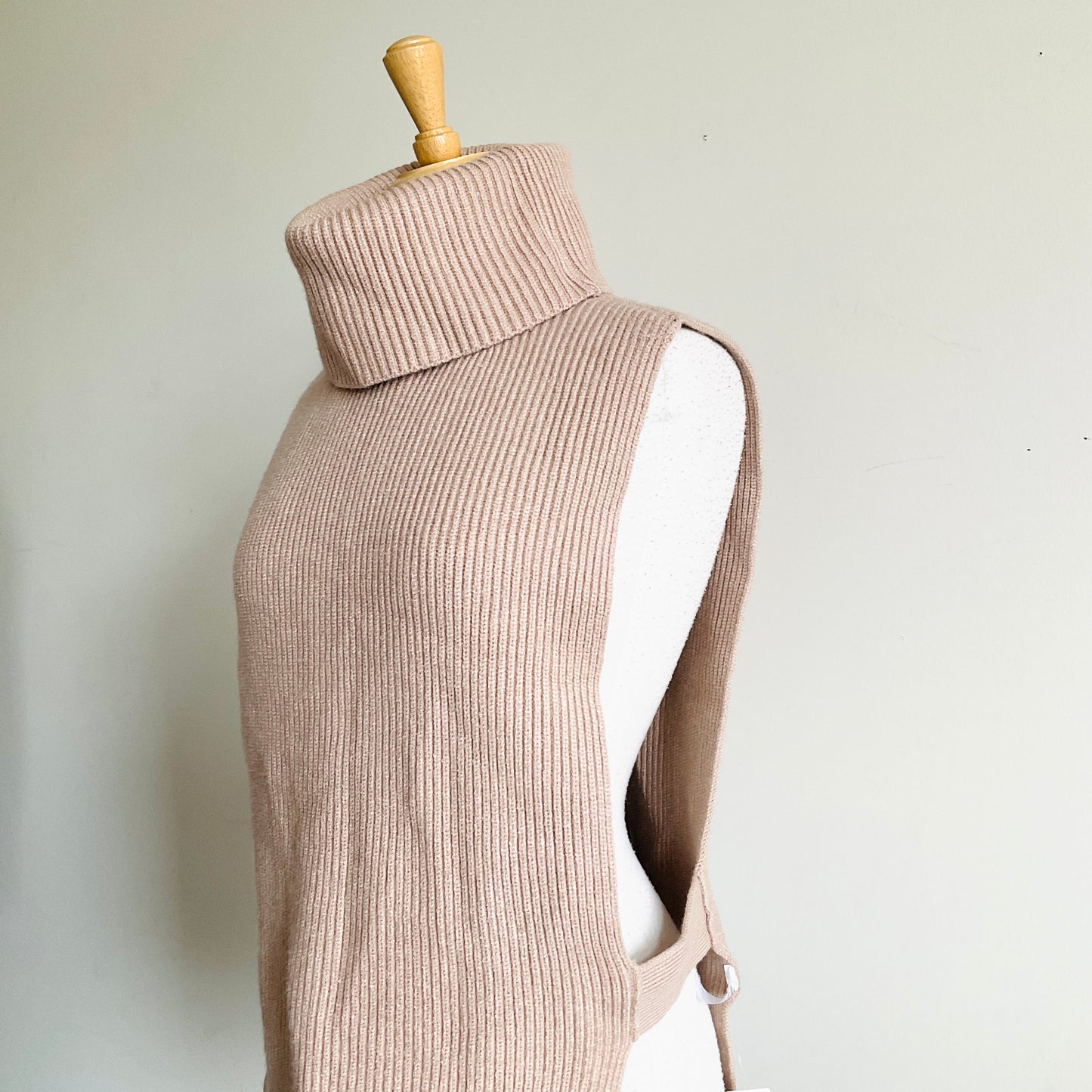 Anthropologie Turtleneck Knit Sweater Vest