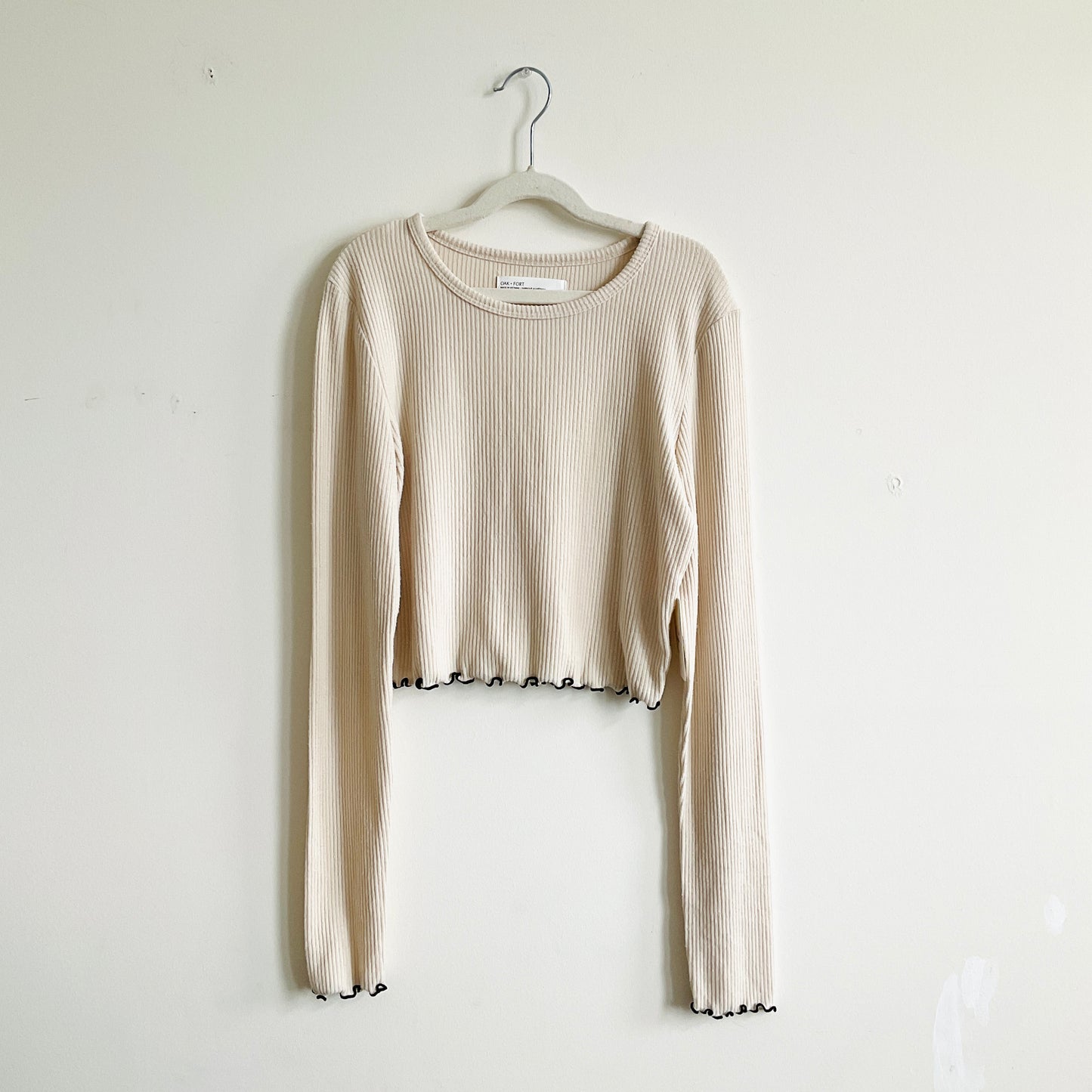 Oak + Fort Ribbed Knit Longsleeve