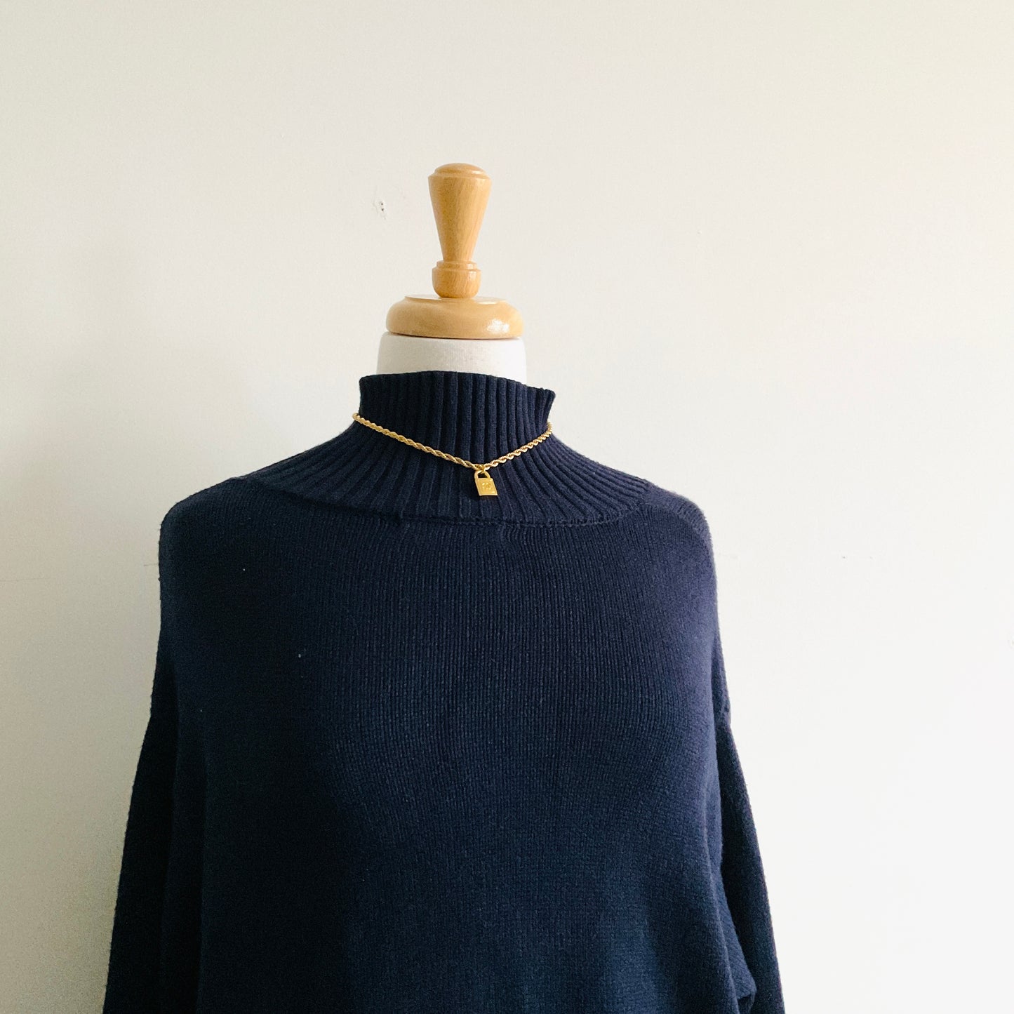 Oak + Fort Knit Turtleneck Sweater Dress