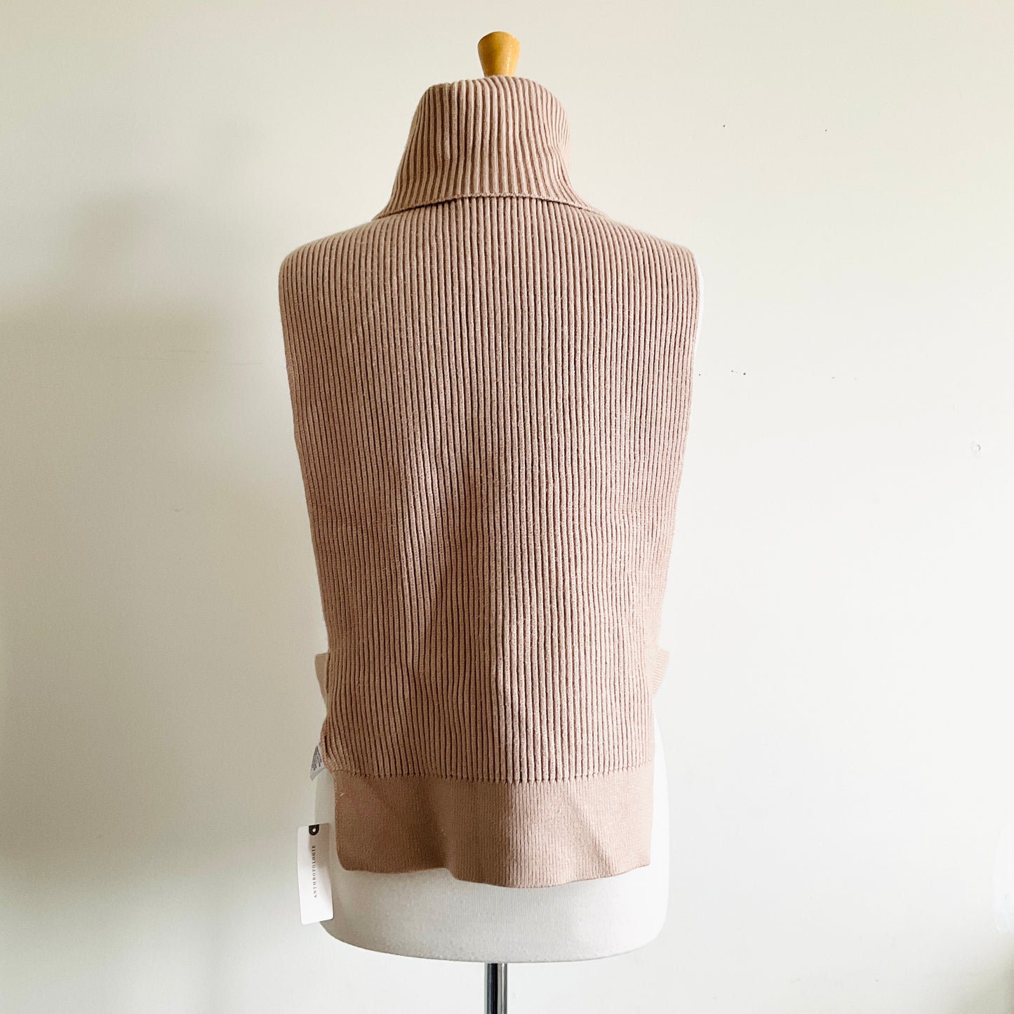 Anthropologie Turtleneck Knit Sweater Vest