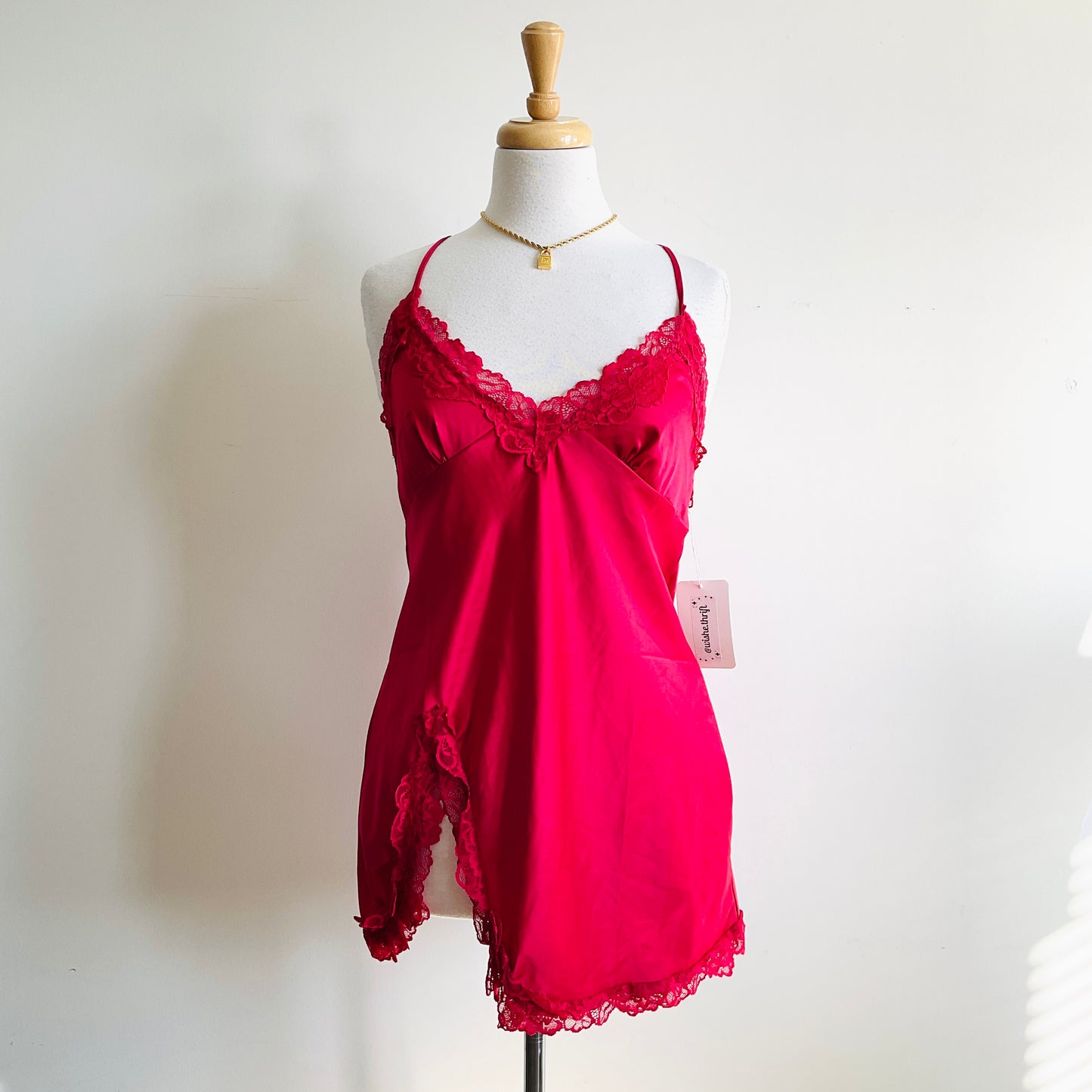 Roses Satin Lace Slip