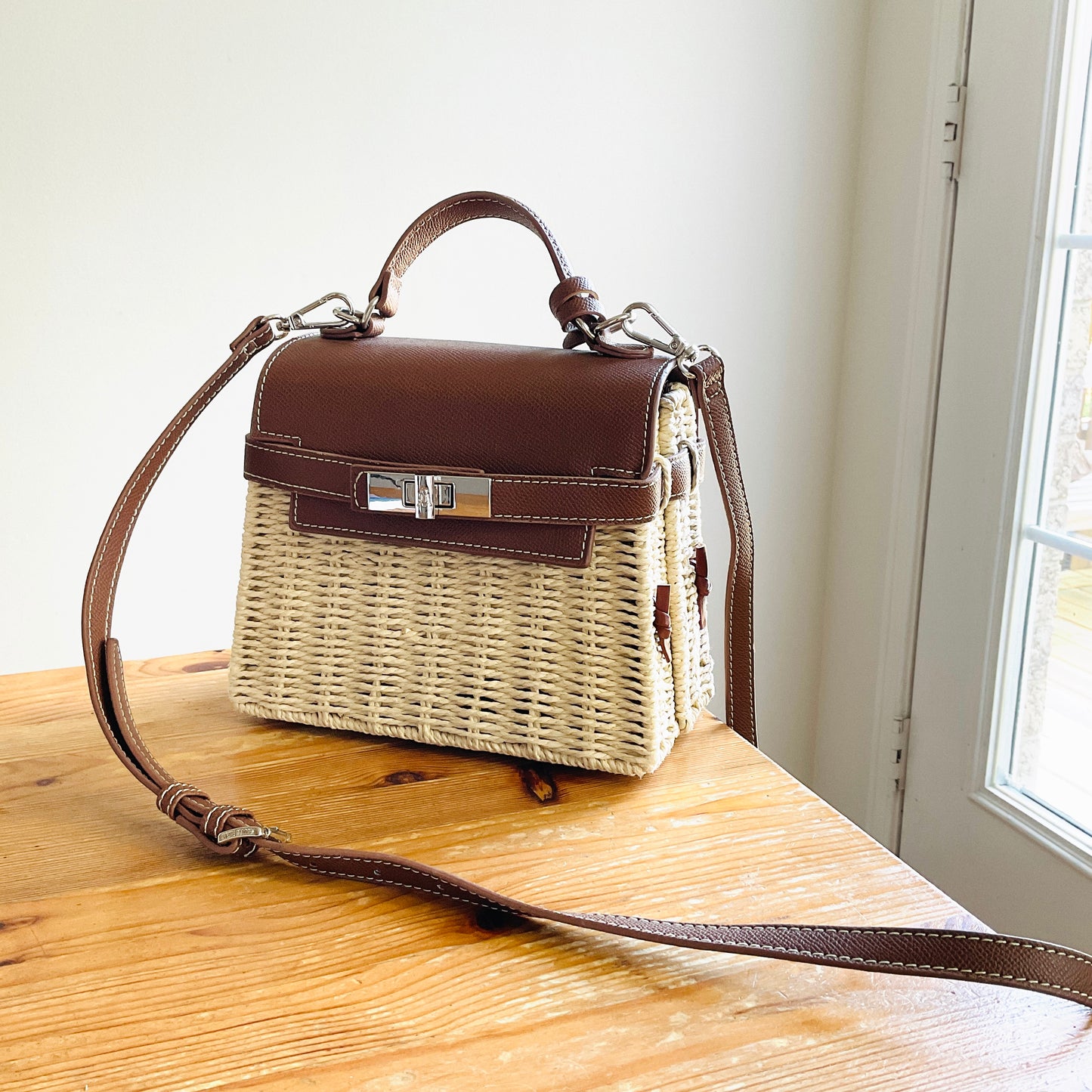 Steve Madden Wicker Mini Bag