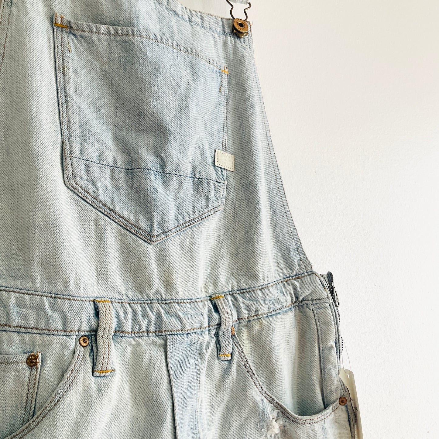 Raw Denim Shortalls