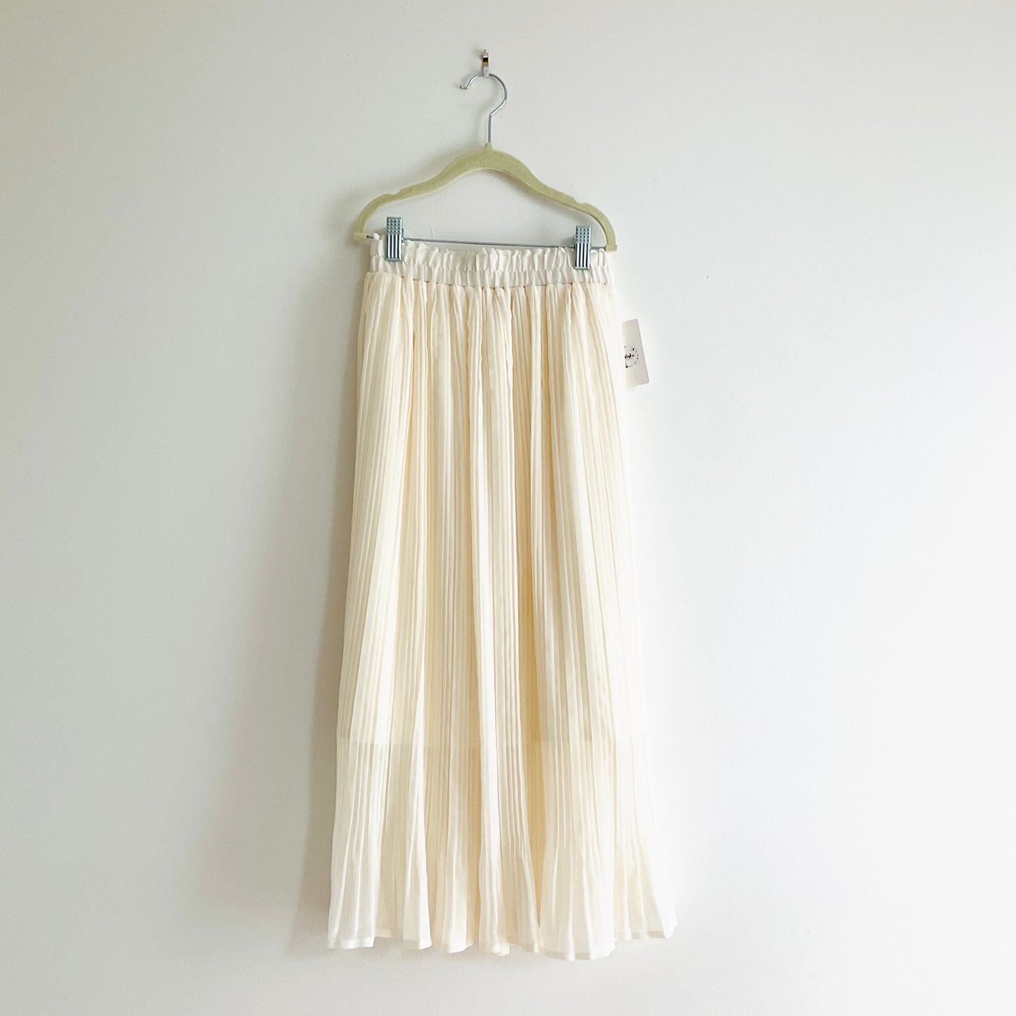 Oak + Fort Accordian Midi Skirt