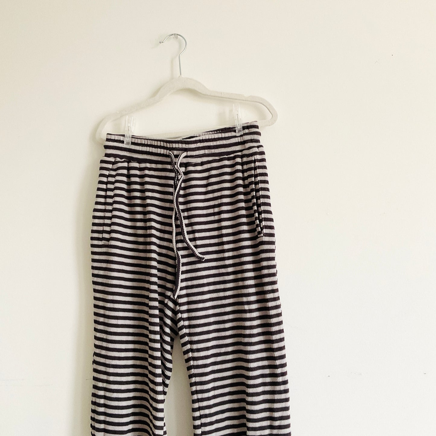 Boutique Striped Ribbed Pants